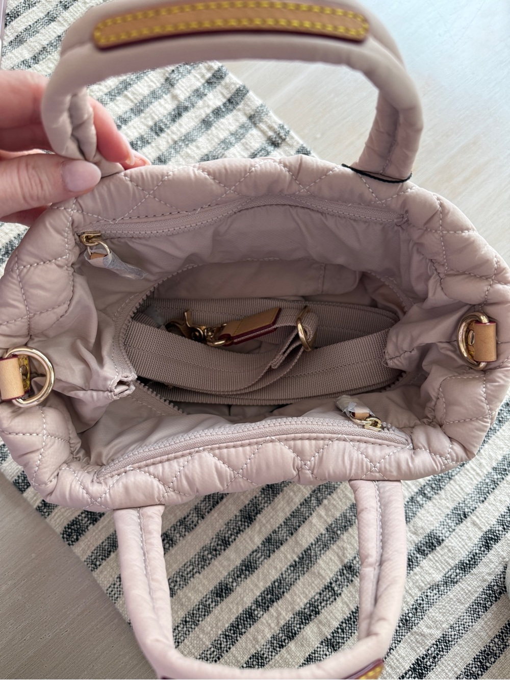 MZ Wallace City Pink Mini City Tote - Picture 4 of 11